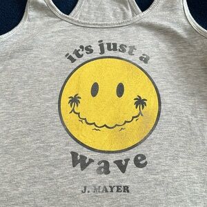 John Mayer - The Search For Everything official merch “it’s just a wave” tank.